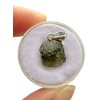 Silver moldavite pendant in a box – random piece