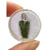 Silver moldavite pendant in a box – random piece