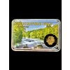 0,1g of gold in box – Otava, CZ