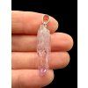 Silver pendant made of amethyst