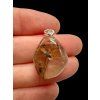 Silver pendant made of crystal with rutile – Brazil