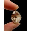 Silver pendant made of crystal with rutile – Brazil