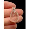 Silver pendant made of crystal with rutile – Brazil