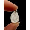 Silver pendant made of crystal with rutile – Brazil