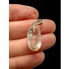 Silver pendant made of crystal with rutile – Brazil