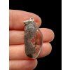Silver pendant made of crystal with rutile – Brazil
