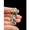 Astronaut pendant made from meteorites Aletai and Sericho