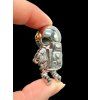 Astronaut pendant made from meteorites Aletai and Sericho