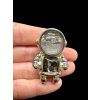 Astronaut pendant made from meteorites Aletai and Sericho