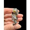 Astronaut pendant made from meteorites Aletai and Sericho