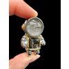 Astronaut pendant made from meteorites Aletai and Sericho
