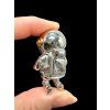 Astronaut pendant made from meteorites Aletai and Sericho