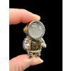 Astronaut pendant made from meteorites Aletai and Sericho