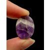 Zonální ametyst kabošon – Namibie