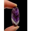 Zonální ametyst kabošon – Namibie
