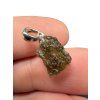 Silver moldavite pendant 0,9g