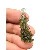 Silver moldavite pendant 2,61g
