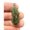 Silver moldavite pendant 3,46g