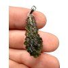 Silver moldavite pendant 2,48g