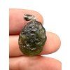 Silver moldavite pendant 2,89g