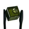 Unikátní broušená vltavínová kostička s bublinou 17,5ct