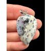 Silver pendant made of dendritic opal