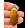 Silver tiger's eye pendant