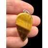 Silver tiger's eye pendant
