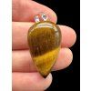Silver tiger's eye pendant