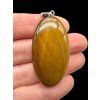 Silver tiger's eye pendant