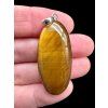 Silver tiger's eye pendant