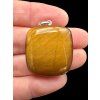 Silver tiger's eye pendant