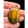 Silver tiger's eye pendant