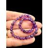 Amethyst-Armband 5 mm – Facettierte Perlen