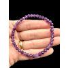Amethyst-Armband 5 mm – Facettierte Perlen