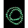 Malachite bracelet 4 mm – Faceted Beads