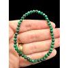 Malachite bracelet 4 mm – Faceted Beads