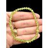 Armband aus Olivin 4 mm – Facettierte Perlen
