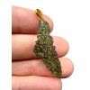 Gold-plated moldavite pendant 2,5g
