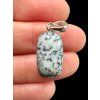 Silberanhänger aus dendritischem Opal