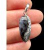 Silberanhänger aus dendritischem Opal