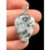 Silver pendant made of dendritic opal