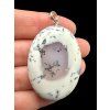 Silberanhänger aus dendritischem Opal