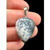 Silver pendant made of dendritic opal