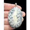 Silberanhänger aus dendritischem Opal
