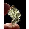 Gold-plated moldavite pendant 1,12g