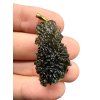 Gold-plated moldavite pendant 6g