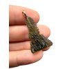 Moldavite pendant plated with rose gold 4,1g