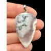 Silberanhänger aus dendritischem Opal