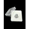 White sqaure box for mineral samples